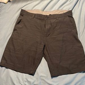 Burnside shorts 34 grey striped pattern color